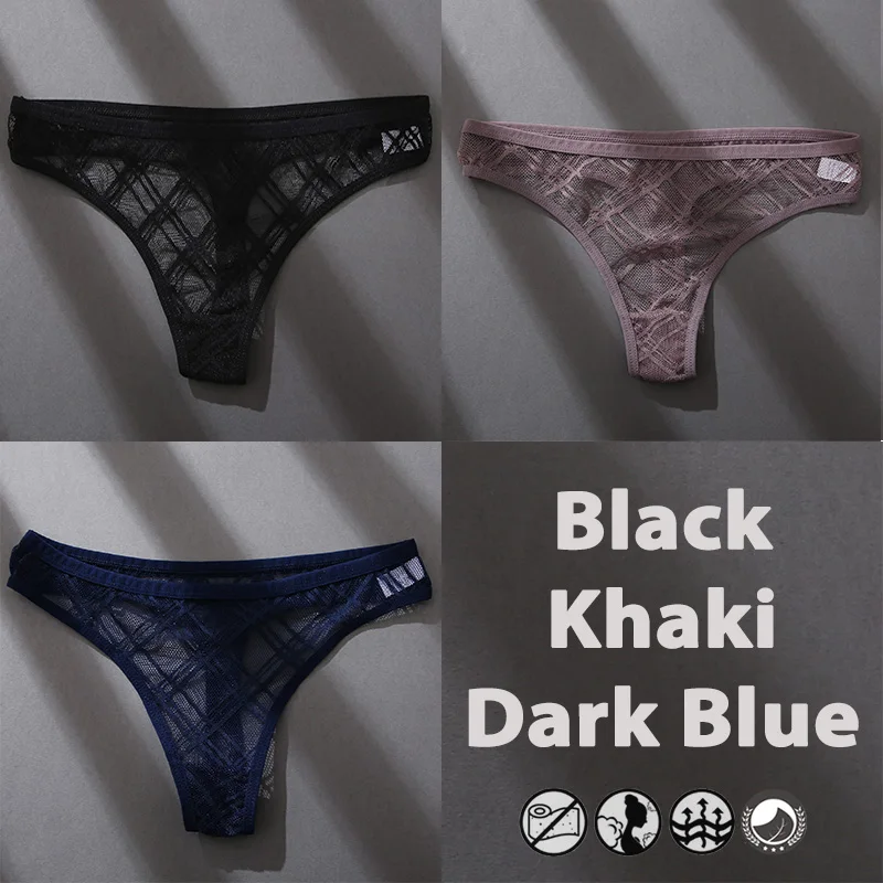 3Stk Frauen Tanga String Höschen Sexy Schlüpfer Slip Dessous Unterwäsche Panties