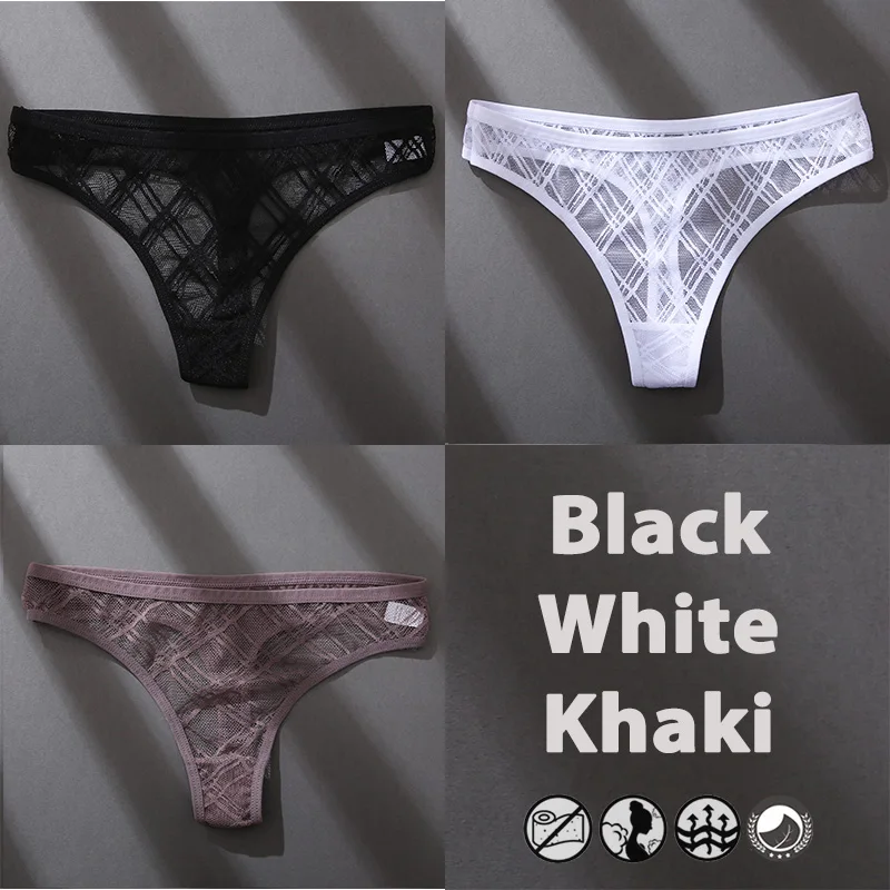 3Stk Frauen Tanga String Höschen Sexy Schlüpfer Slip Dessous Unterwäsche Panties
