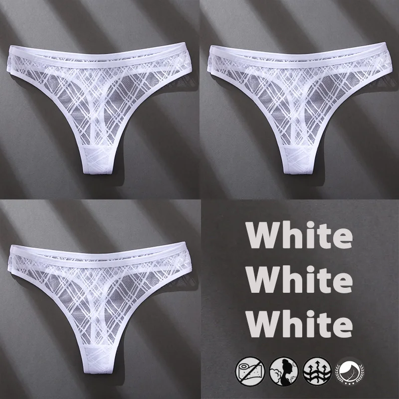 3Stk Frauen Tanga String Höschen Sexy Schlüpfer Slip Dessous Unterwäsche Panties