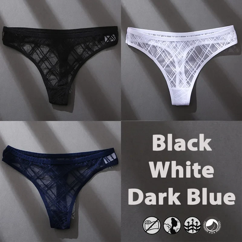3Stk Frauen Tanga String Höschen Sexy Schlüpfer Slip Dessous Unterwäsche Panties