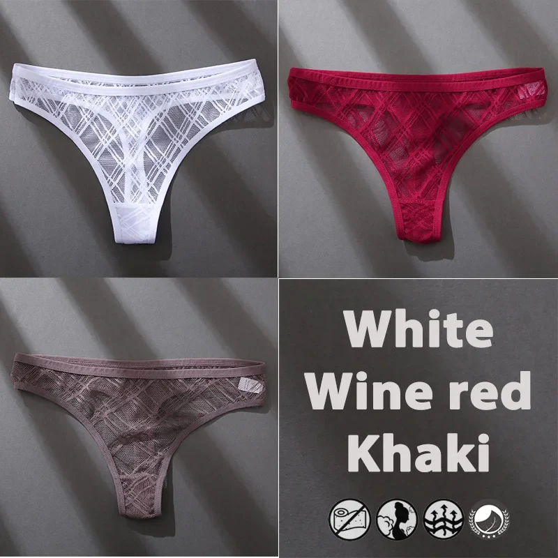 3Stk Frauen Tanga String Höschen Sexy Schlüpfer Slip Dessous Unterwäsche Panties