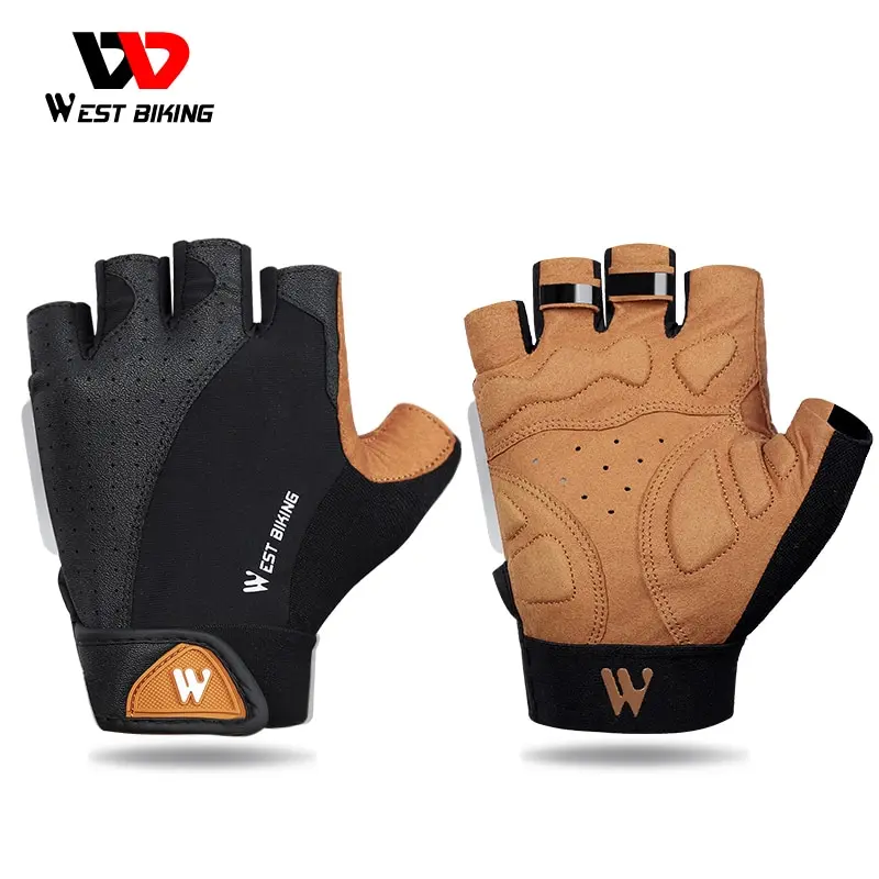 Fahrradhandschuhe Fahrrad Halbfinger Handschuhe Sport Fitness Gym Damen Herren