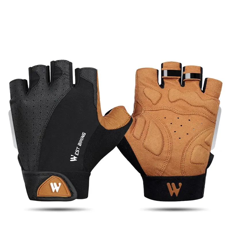 Fahrradhandschuhe Fahrrad Halbfinger Handschuhe Sport Fitness Gym Damen Herren