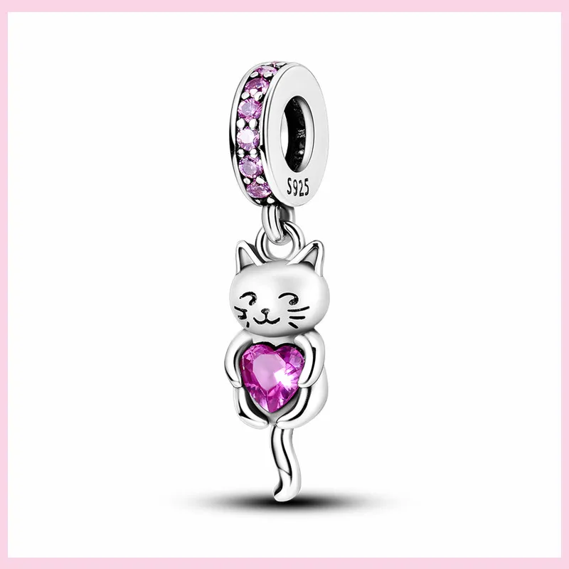 Charms Anhänger 925er Sterling Silber Armband Muranoglasperlen Damen Glas Beads