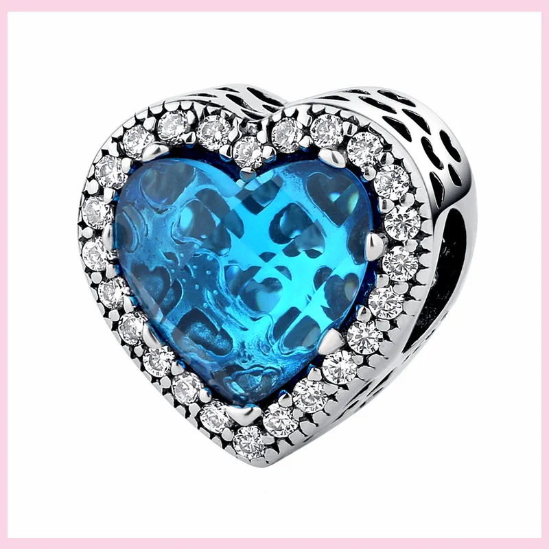 Charms Anhänger 925er Sterling Silber Armband Muranoglasperlen Damen Glas Beads