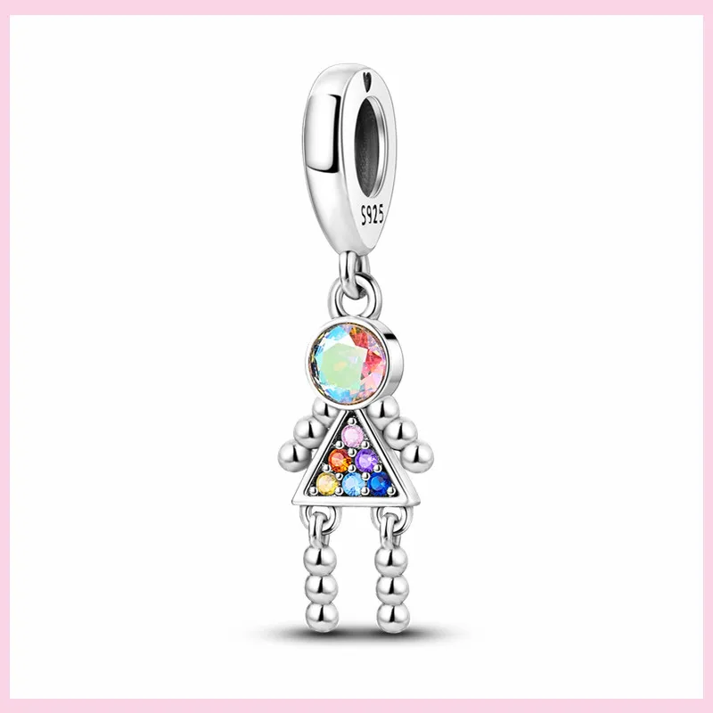 Charms Anhänger 925er Sterling Silber Armband Muranoglasperlen Damen Glas Beads