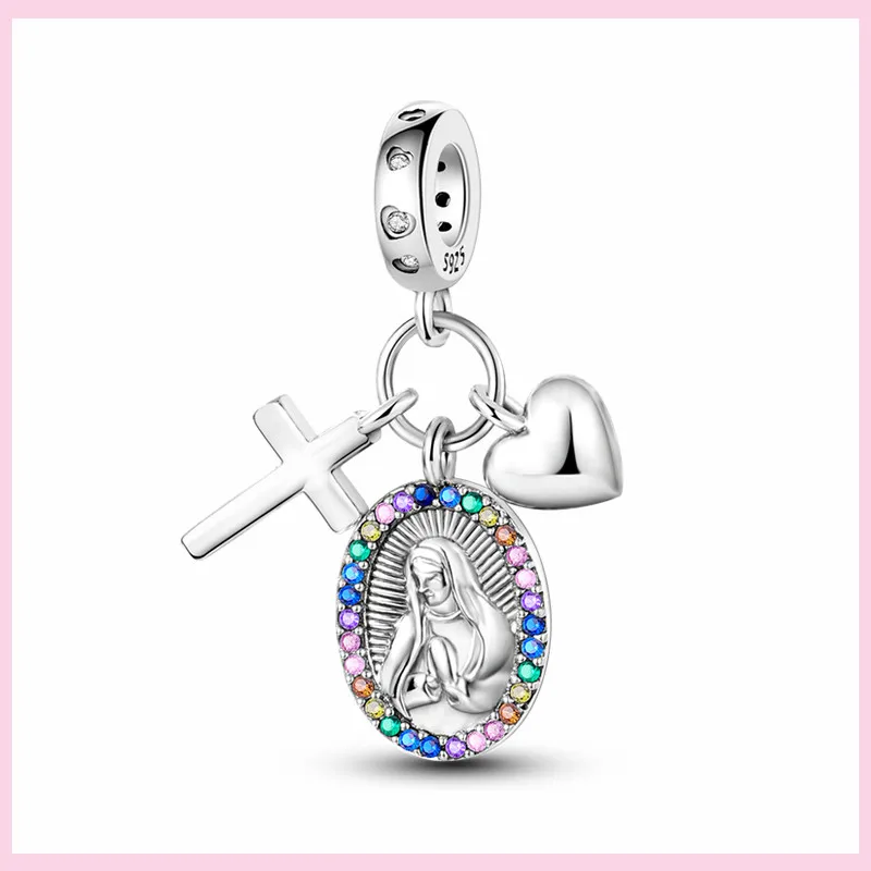Charms Anhänger 925er Sterling Silber Armband Muranoglasperlen Damen Glas Beads