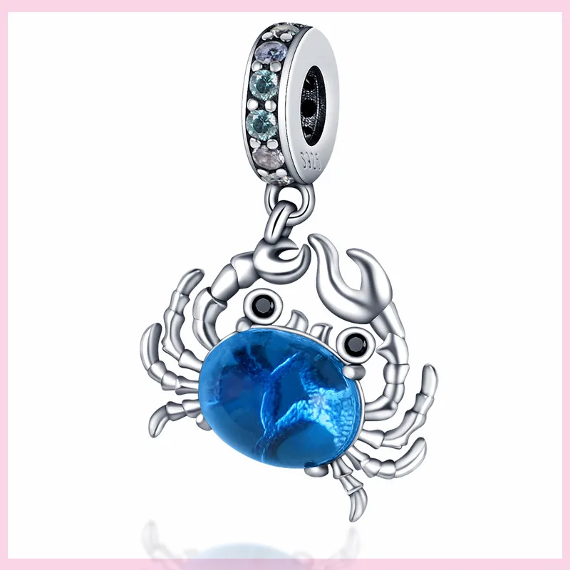 Charms Anhänger 925er Sterling Silber Armband Muranoglasperlen Damen Glas Beads