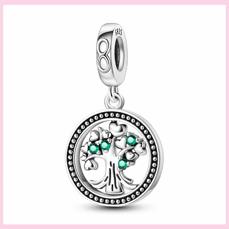 Charms Anhänger 925er Sterling Silber Armband Muranoglasperlen Damen Glas Beads