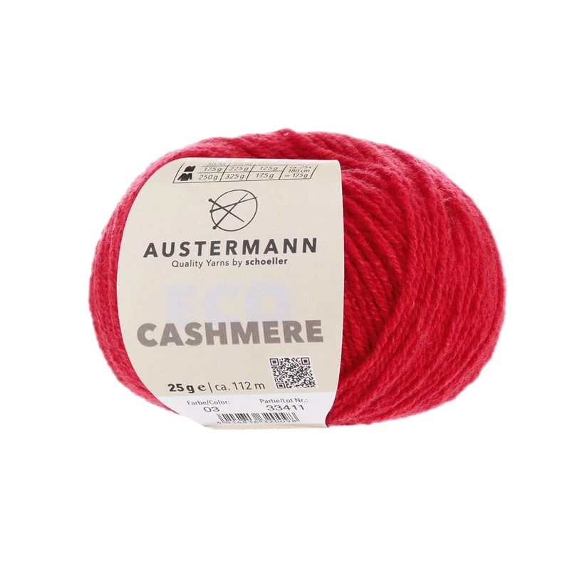 Eco Cashmere | 112 M - 25 G | 03 - Rot