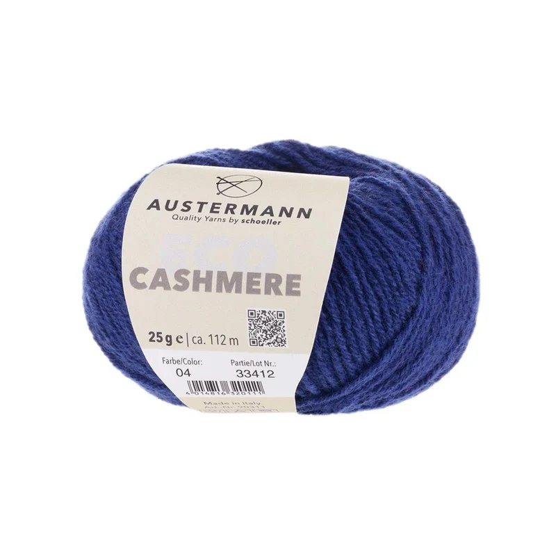 Eco Cashmere | 112 M - 25 G | 04 - Blau