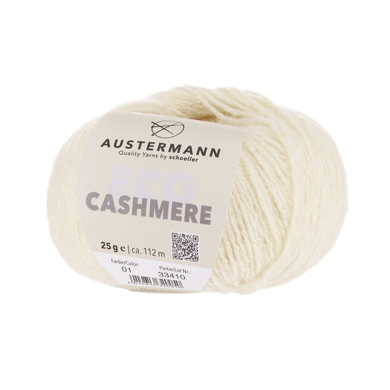 Eco Cashmere | 112 M - 25 G | 01 - Natur