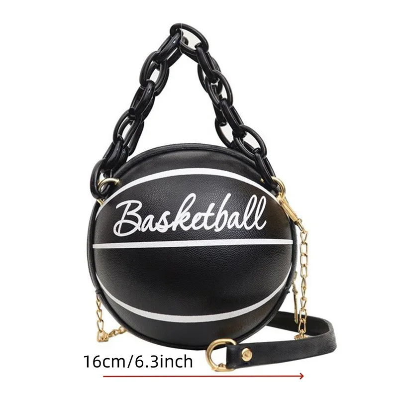 Damen Handtasche Schultertasche Fashion Umhängetasche Basketball Tasche
