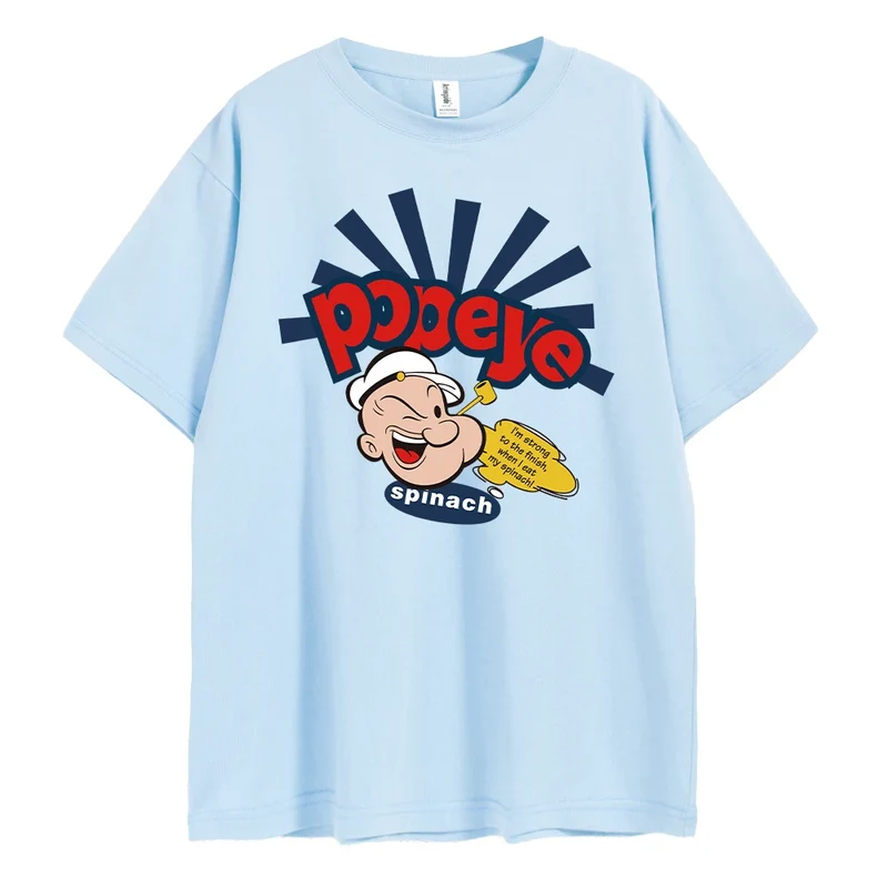 Herren Fashion Vintage Comic T-Shirt Rundhals Unisex Shirt Top Sommer Streetwear