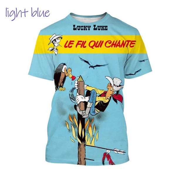 Herren Fashion Vintage 3D T-Shirt Rundhals Unisex Shirt Top Sommer Streetwear