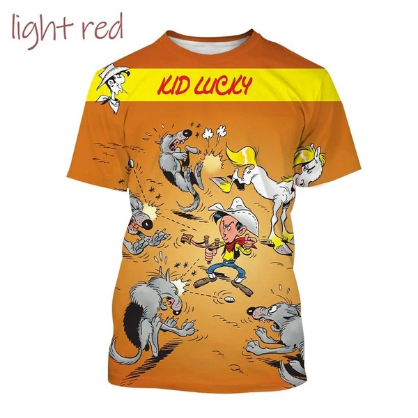Herren Fashion Vintage 3D T-Shirt Rundhals Unisex Shirt Top Sommer Streetwear