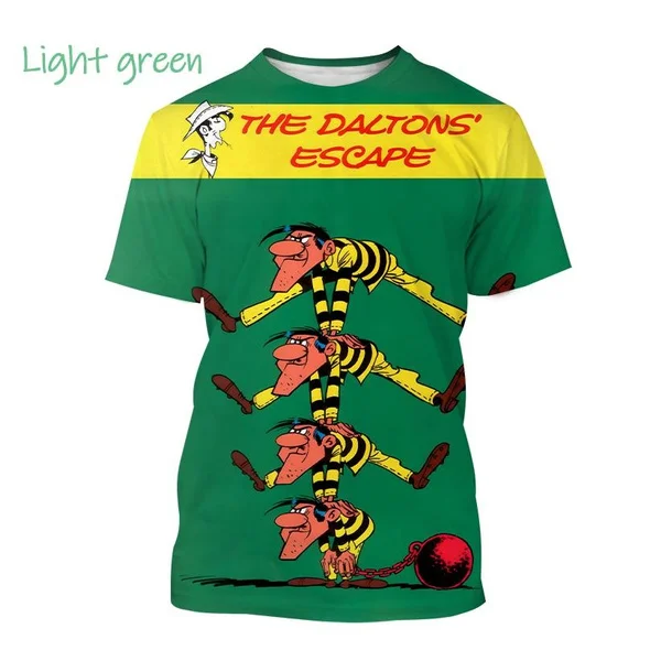 Herren Fashion Vintage 3D T-Shirt Rundhals Unisex Shirt Top Sommer Streetwear