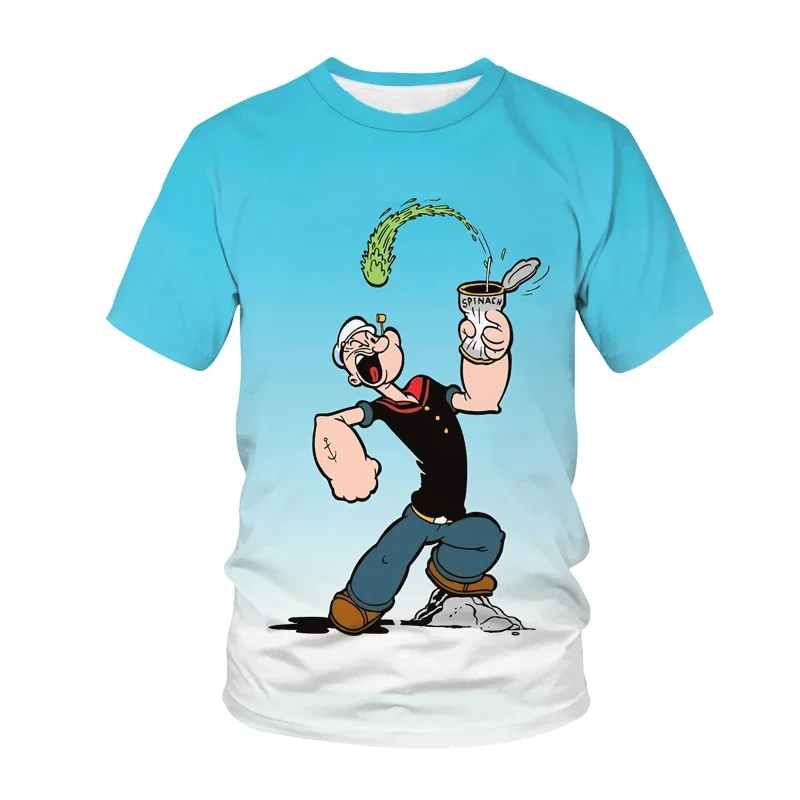 Herren Fashion Vintage 3D T-Shirt Rundhals Unisex Shirt Top Sommer Streetwear