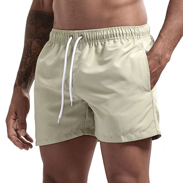 Herren Badehose Badeshort Kurze Hose Shorts Schwimmhose 100% Polyester NEU