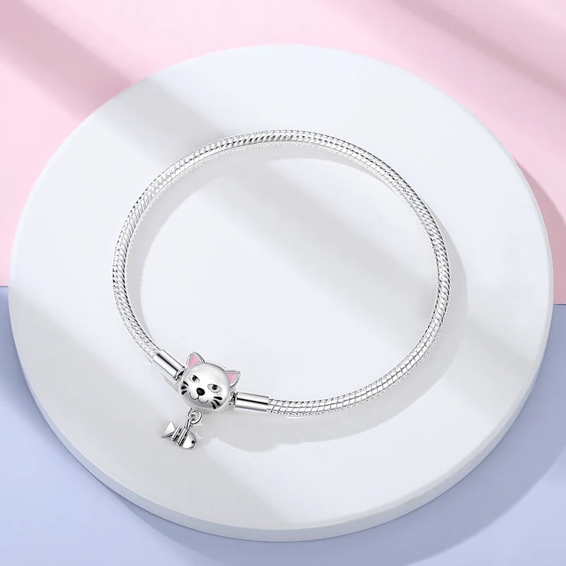 Bettelarmband Sammelarmband aus 925er Silber Sterlingsilber Charms Armband Damen