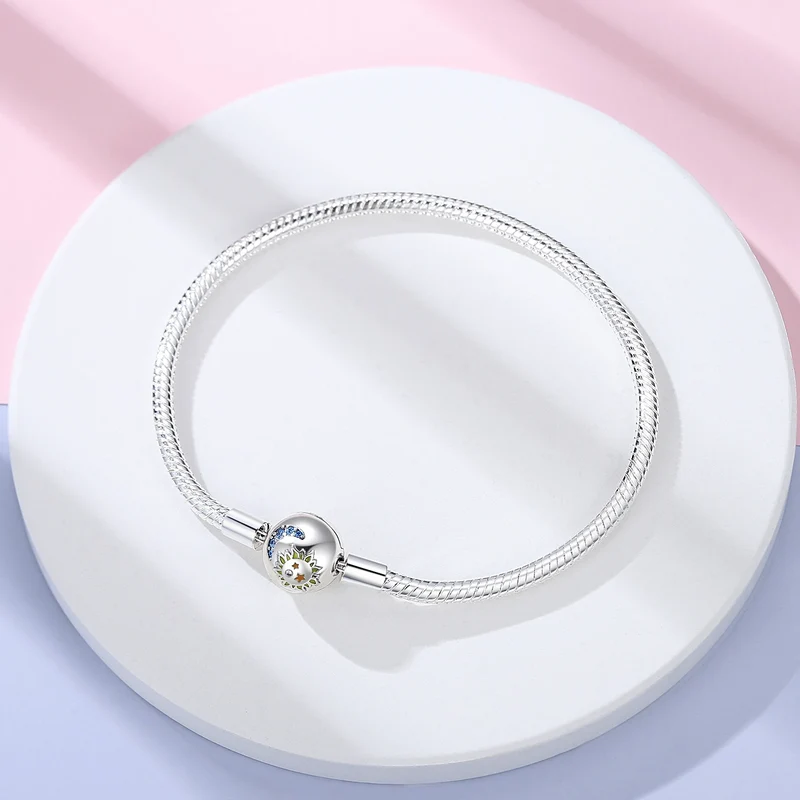Bettelarmband Sammelarmband aus 925er Silber Sterlingsilber Charms Armband Damen