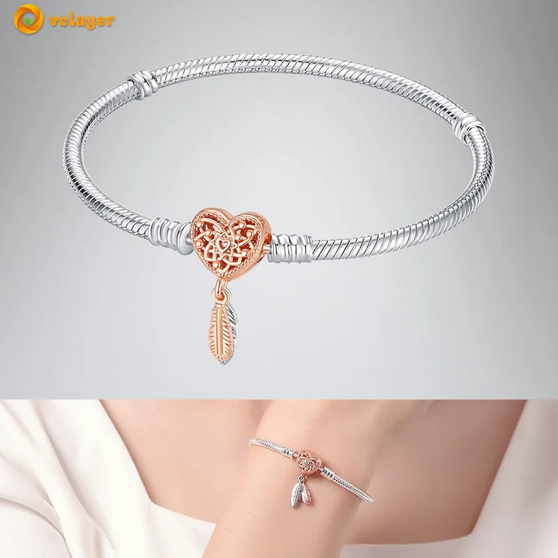 Bettelarmband Sammelarmband aus 925er Silber Sterlingsilber Charms Armband Damen
