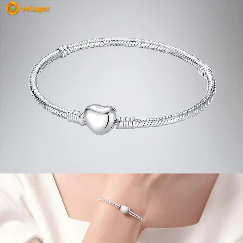 Bettelarmband Sammelarmband aus 925er Silber Sterlingsilber Charms Armband Damen