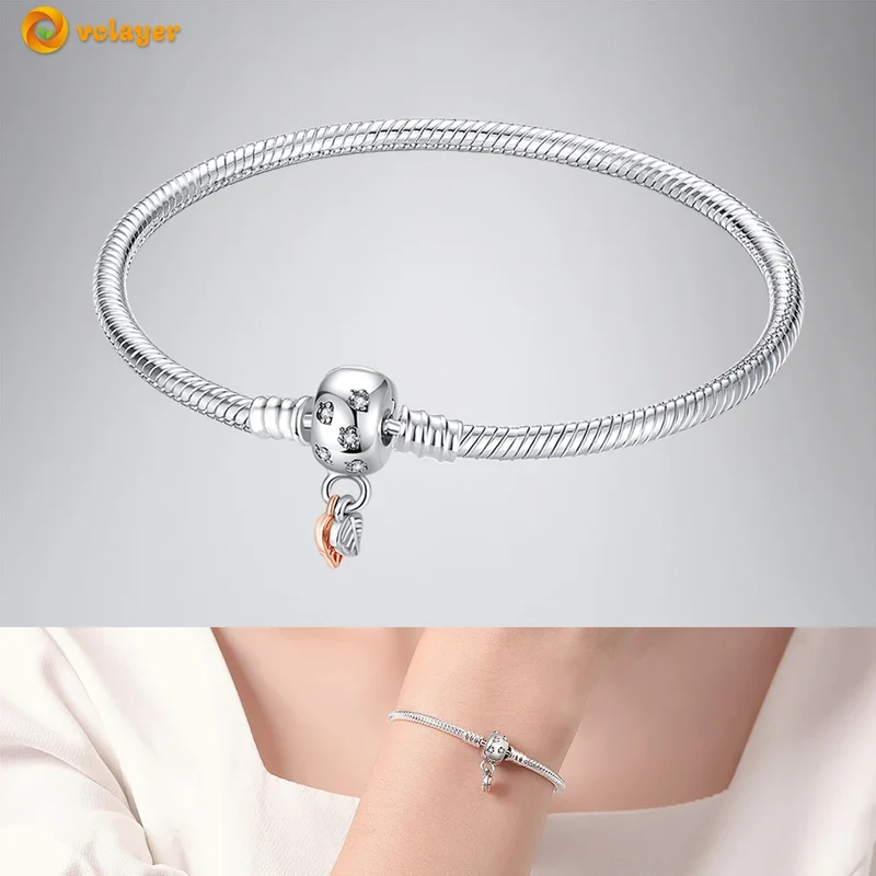 Bettelarmband Sammelarmband aus 925er Silber Sterlingsilber Charms Armband Damen