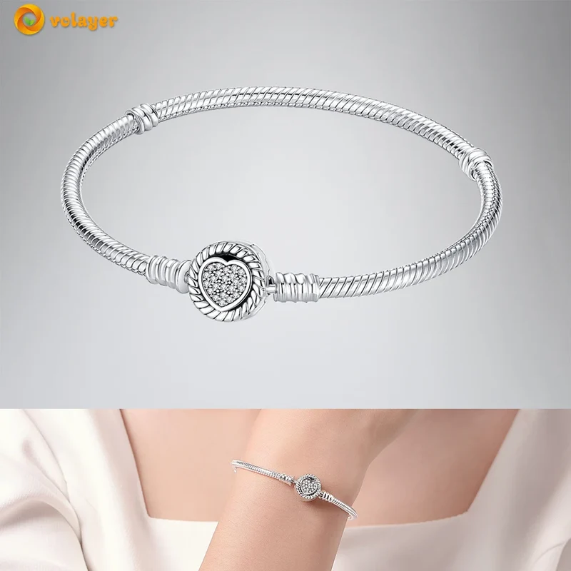 Bettelarmband Sammelarmband aus 925er Silber Sterlingsilber Charms Armband Damen