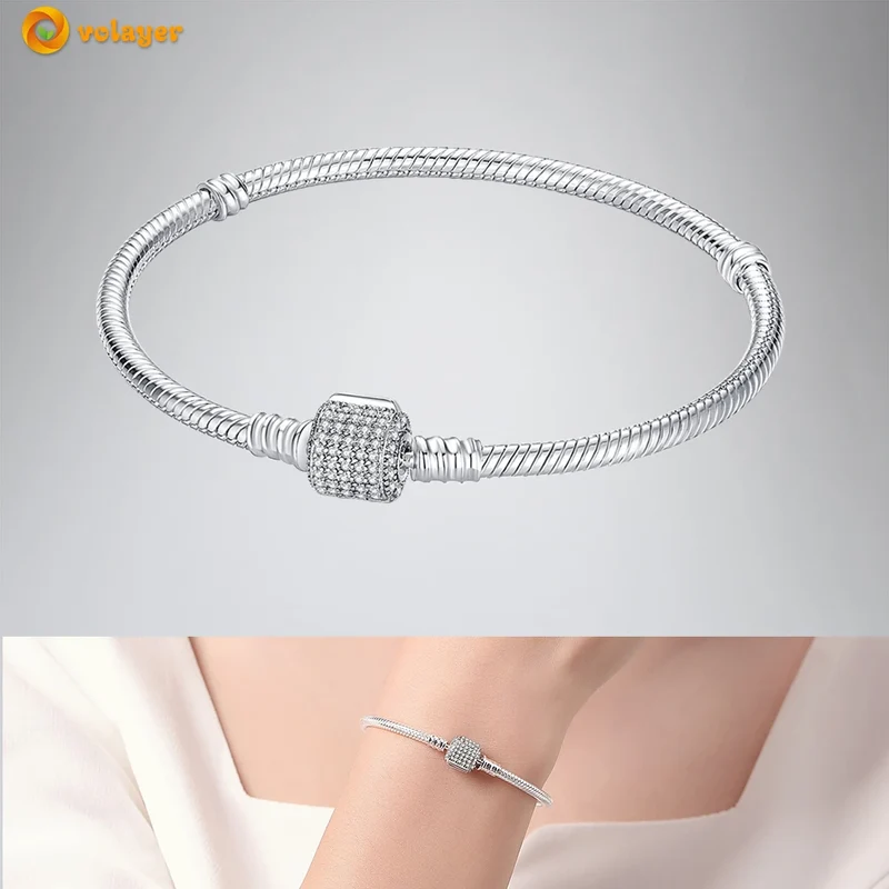 Bettelarmband Sammelarmband aus 925er Silber Sterlingsilber Charms Armband Damen