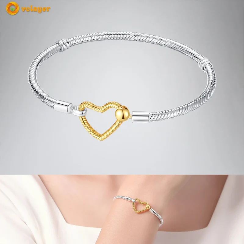 Bettelarmband Sammelarmband aus 925er Silber Sterlingsilber Charms Armband Damen