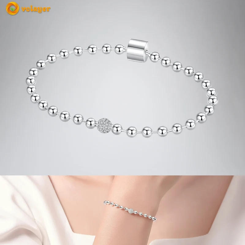 Bettelarmband Sammelarmband aus 925er Silber Sterlingsilber Charms Armband Damen