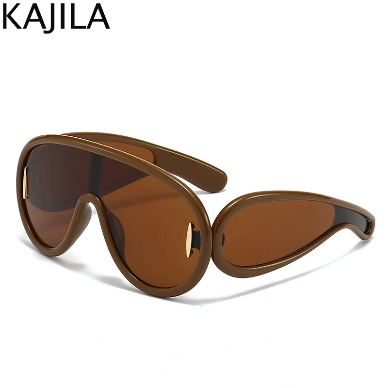 Designer Sonnenbrille Damen Herren Quadratische Übergröße Gläser Vintage UV400