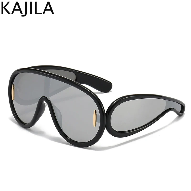 Designer Sonnenbrille Damen Herren Quadratische Übergröße Gläser Vintage UV400