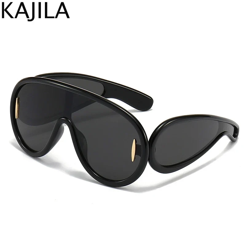 Designer Sonnenbrille Damen Herren Quadratische Übergröße Gläser Vintage UV400
