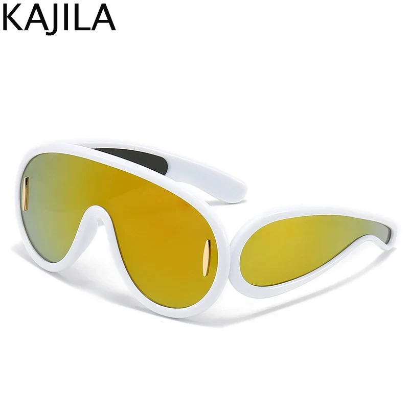 Designer Sonnenbrille Damen Herren Quadratische Übergröße Gläser Vintage UV400