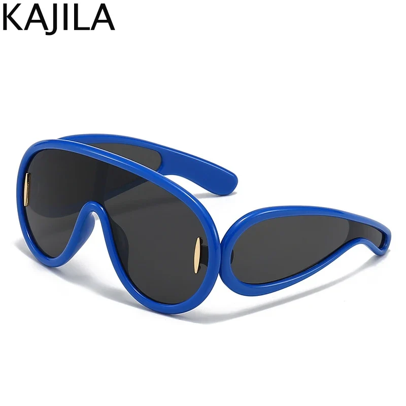 Designer Sonnenbrille Damen Herren Quadratische Übergröße Gläser Vintage UV400