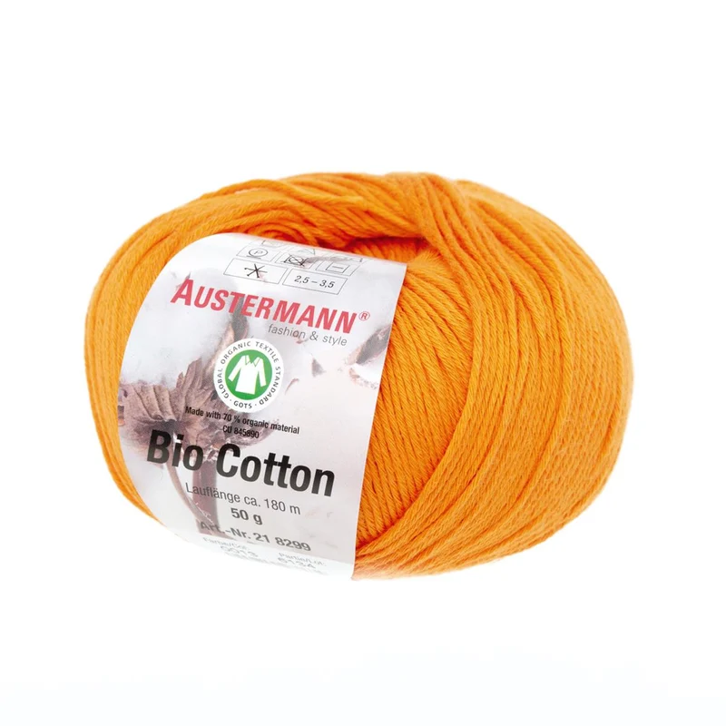 Gots Bio Cotton Uni | 180 M - 50 G | 13 - Orange