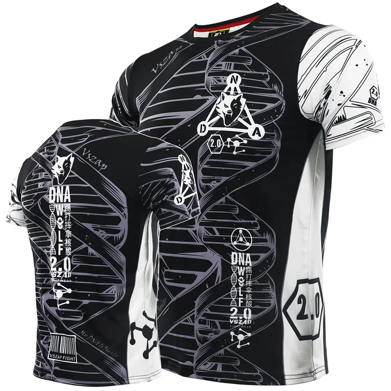 Herren Fashion Muay Thai 3D T-Shirt Rundhals Unisex Sommer Streetwear Kickboxen