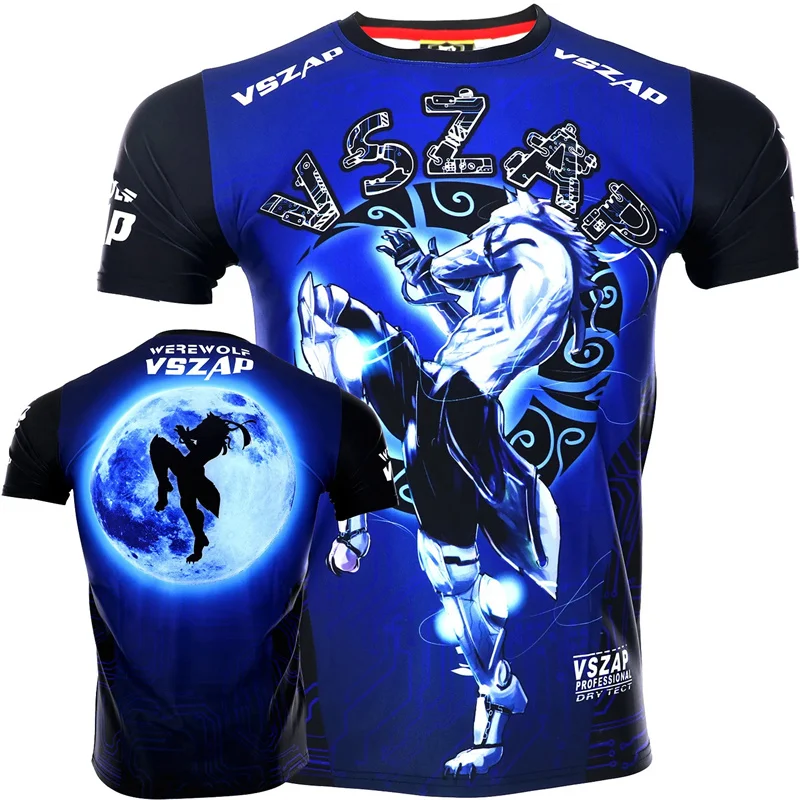 Herren Fashion Muay Thai 3D T-Shirt Rundhals Unisex Sommer Streetwear Kickboxen