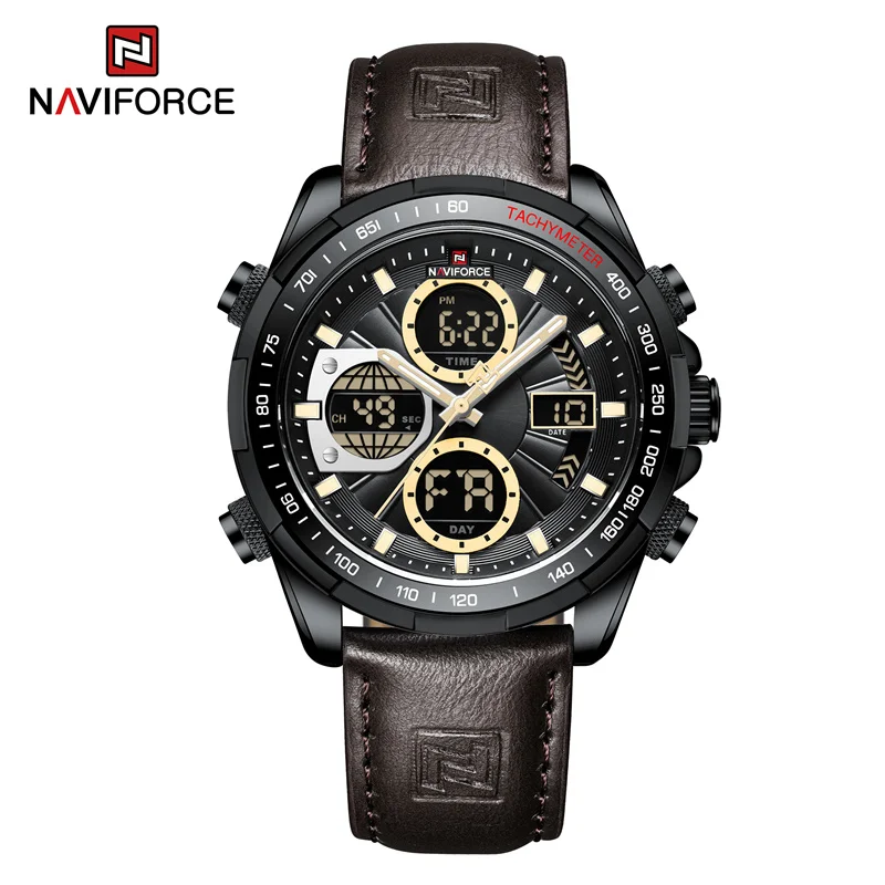Herren Armbanduhr Gold Edelstahl Quarzuhr LED Uhr Luxus Chronograph Business
