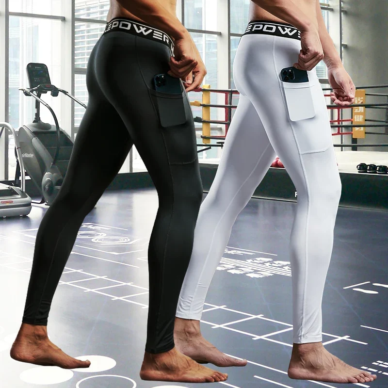 Herren Leggings Sporthose Jogginghose Trainingshose Lauf Hose Kompressionshose