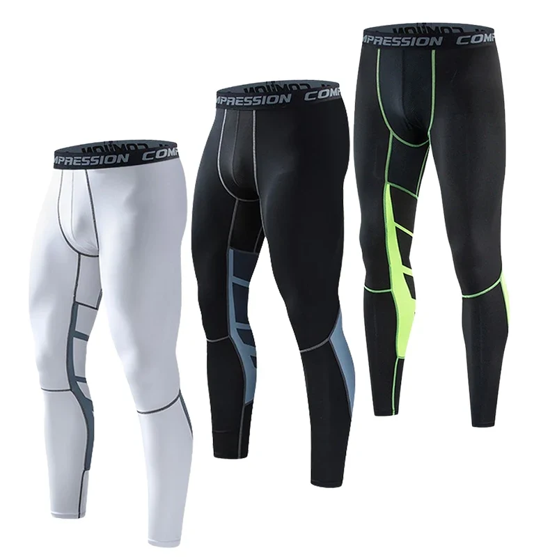 Herren Leggings Sporthose Jogginghose Trainingshose Lauf Hose Kompressionshose
