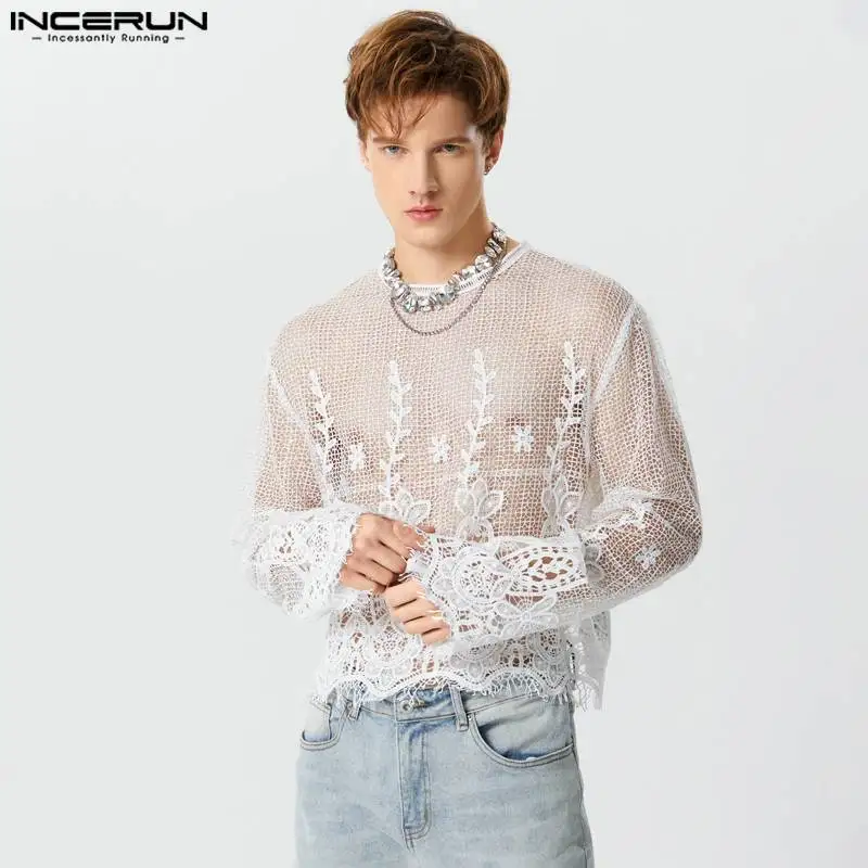 Fetisch Fashion Männer Sexy Bodysuits Herren Body Shirts Hemd Transparent Club