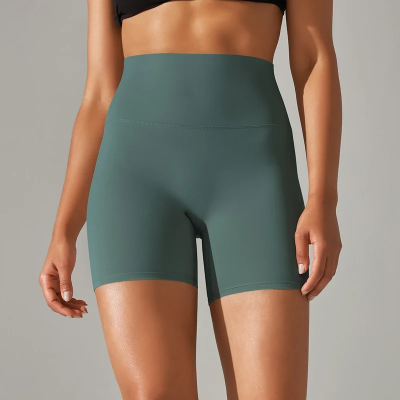 Damen Yoga Shorts hohe Taille Push-Up Damen Sport Hot Pants Fitness Gym Hotpants