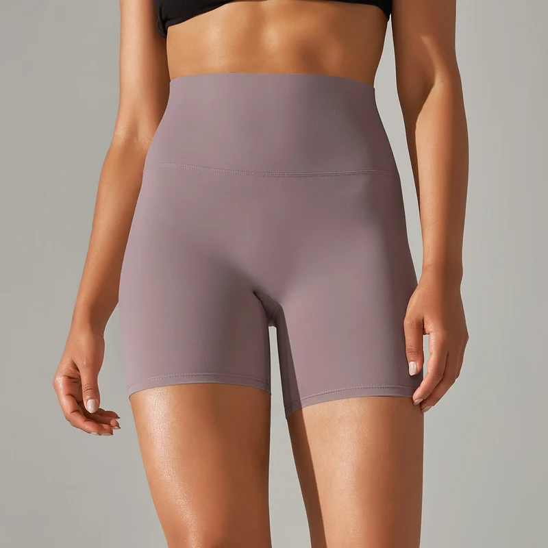 Damen Yoga Shorts hohe Taille Push-Up Damen Sport Hot Pants Fitness Gym Hotpants