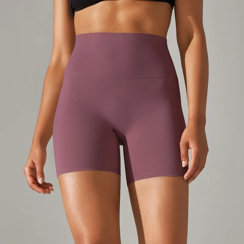 Damen Yoga Shorts hohe Taille Push-Up Damen Sport Hot Pants Fitness Gym Hotpants