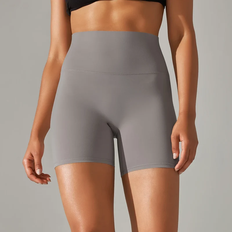 Damen Yoga Shorts hohe Taille Push-Up Damen Sport Hot Pants Fitness Gym Hotpants