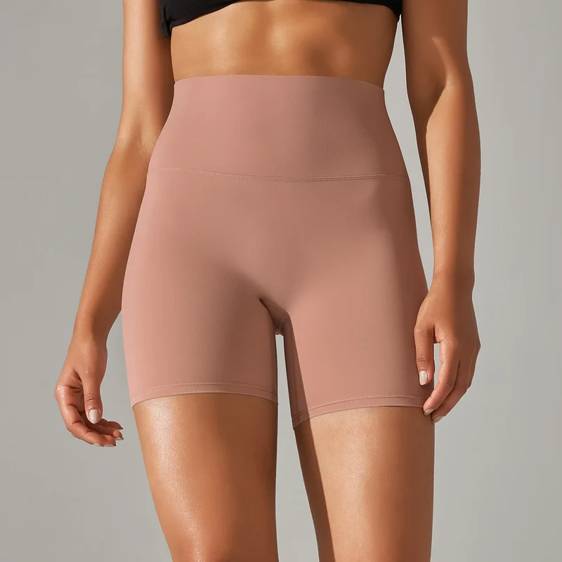 Damen Yoga Shorts hohe Taille Push-Up Damen Sport Hot Pants Fitness Gym Hotpants