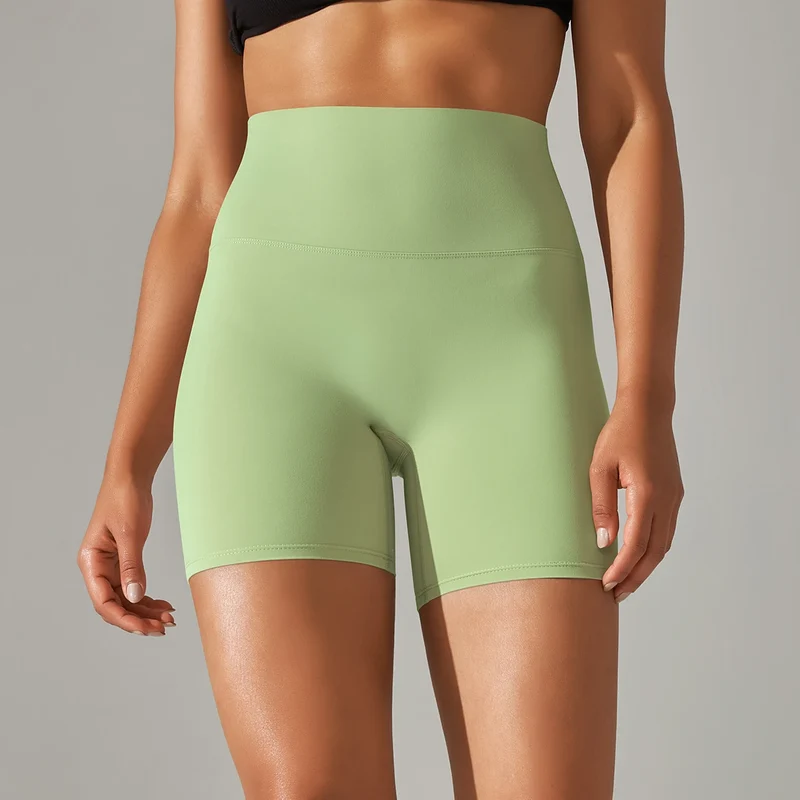 Damen Yoga Shorts hohe Taille Push-Up Damen Sport Hot Pants Fitness Gym Hotpants